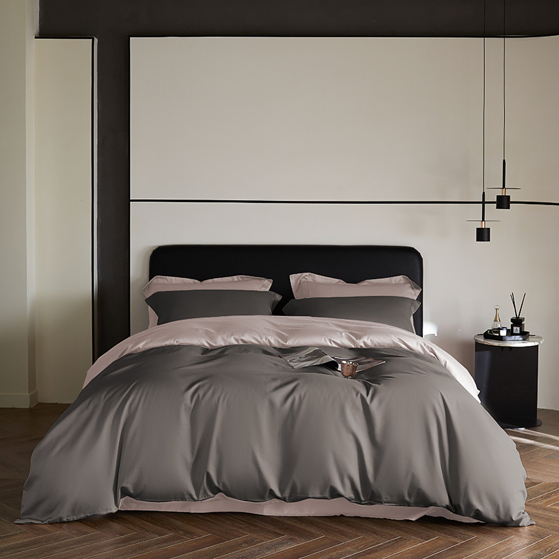 Home Textiles Premium - Reversible Sateen Premium Bedding Set Silky