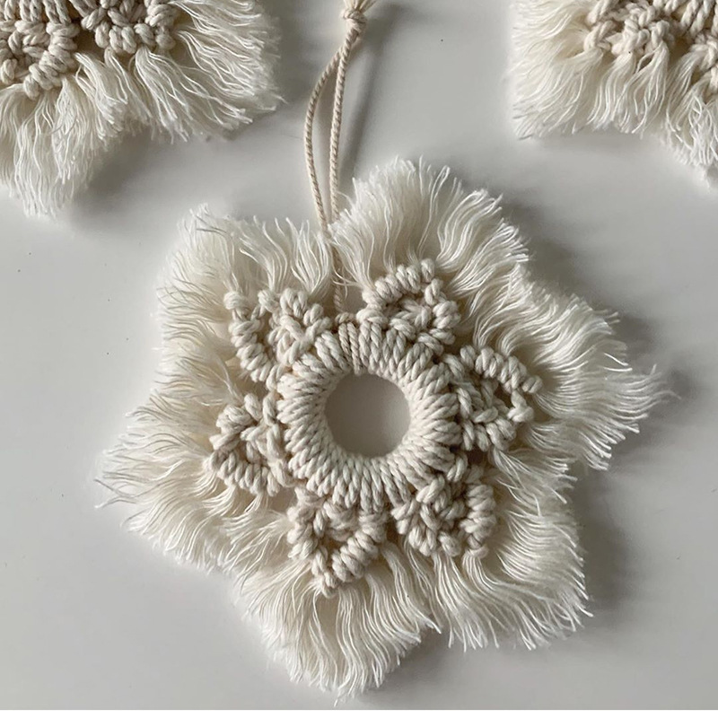 Home Textiles & Decorations - Ins Nordic Style Hand Woven Cotton