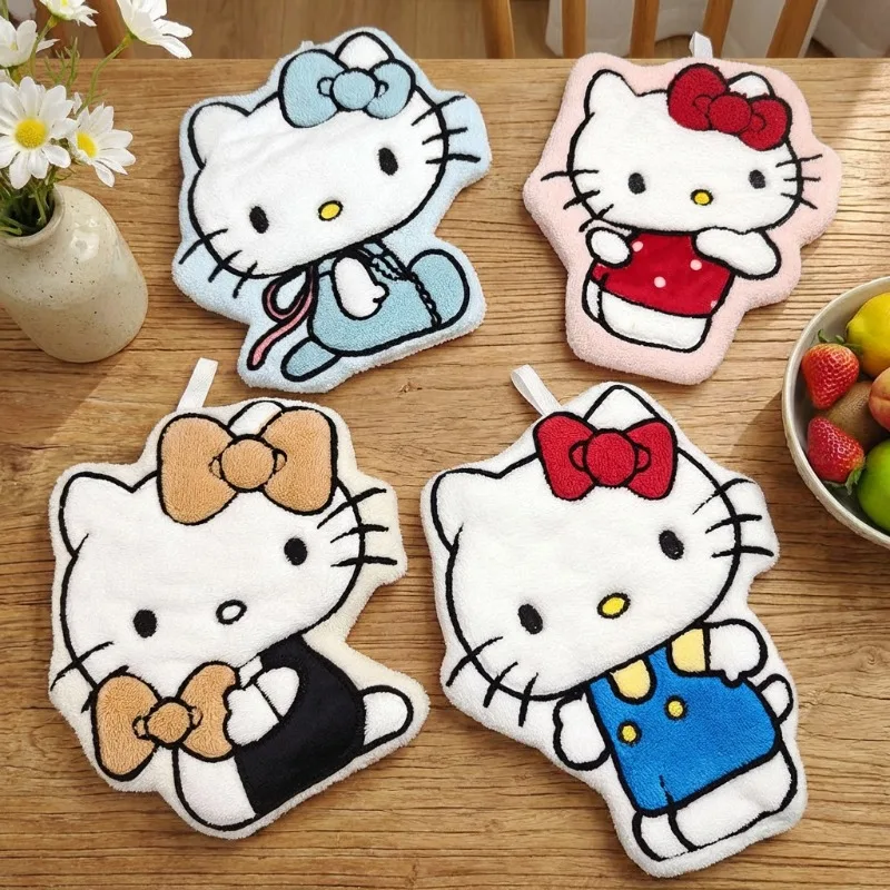 Cartoon Cat Printed Hand Towel - огляд і ціна Home Textiles Face Towel