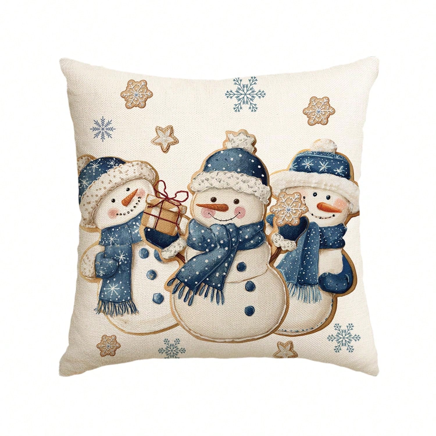 1pc Winter Snowman Snowflake 1 - огляд і ціна Pillow Insert 18X18