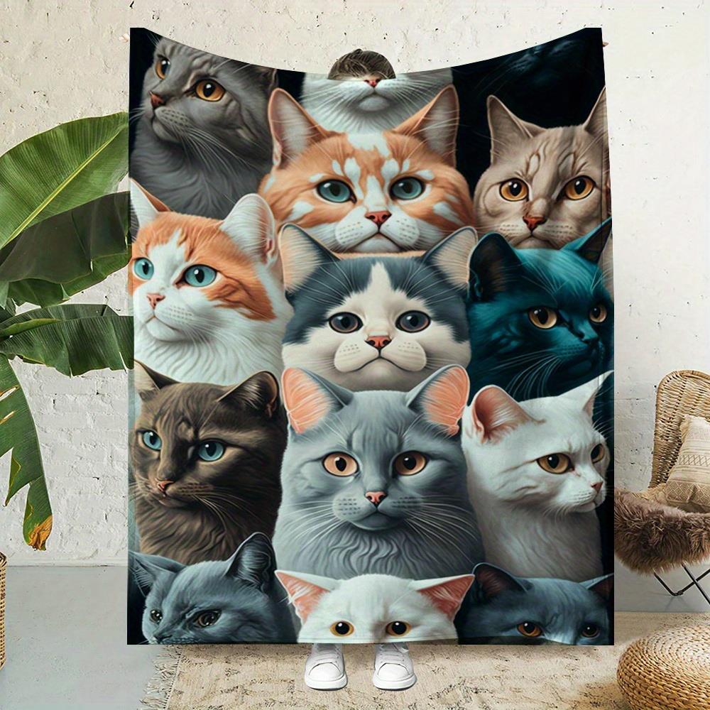 Cute cartoon cat face pattern  - огляд і ціна Home Textiles Face Towel