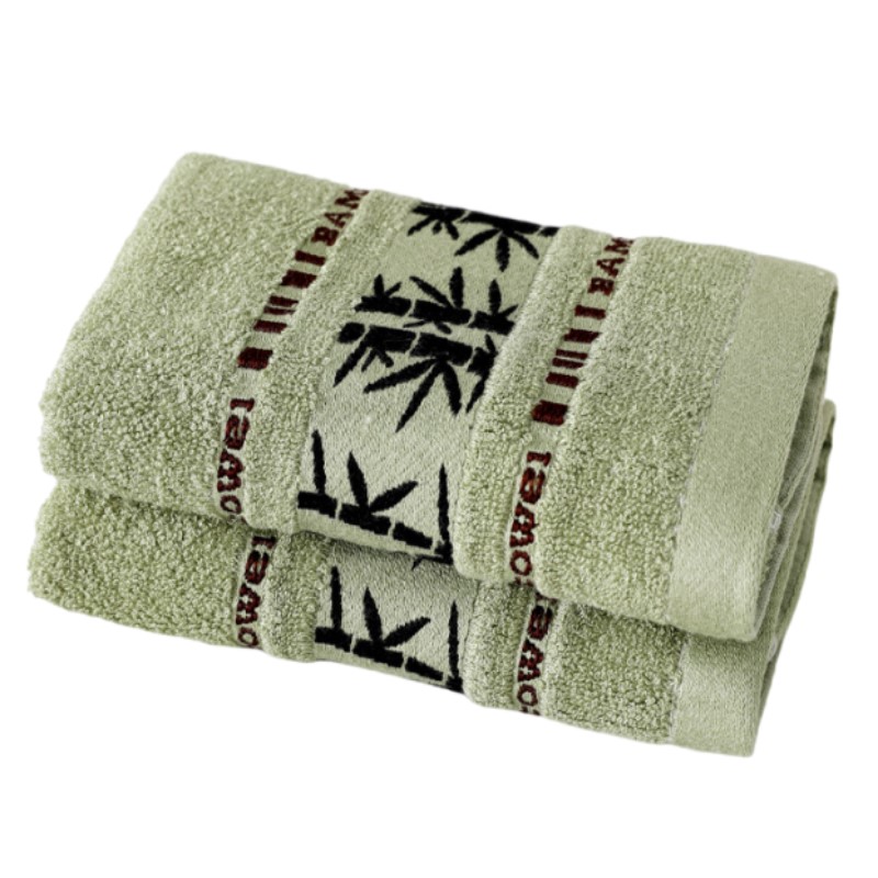 2pcs Towel Sets Bamboo Fiber B - огляд і ціна Home Textiles Face Towel