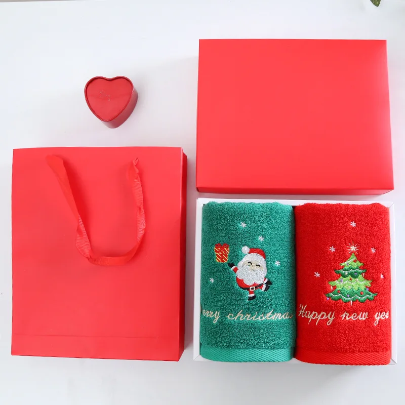 Christmas Towel Gift Box Set T - огляд і ціна Home Textiles Face Towel
