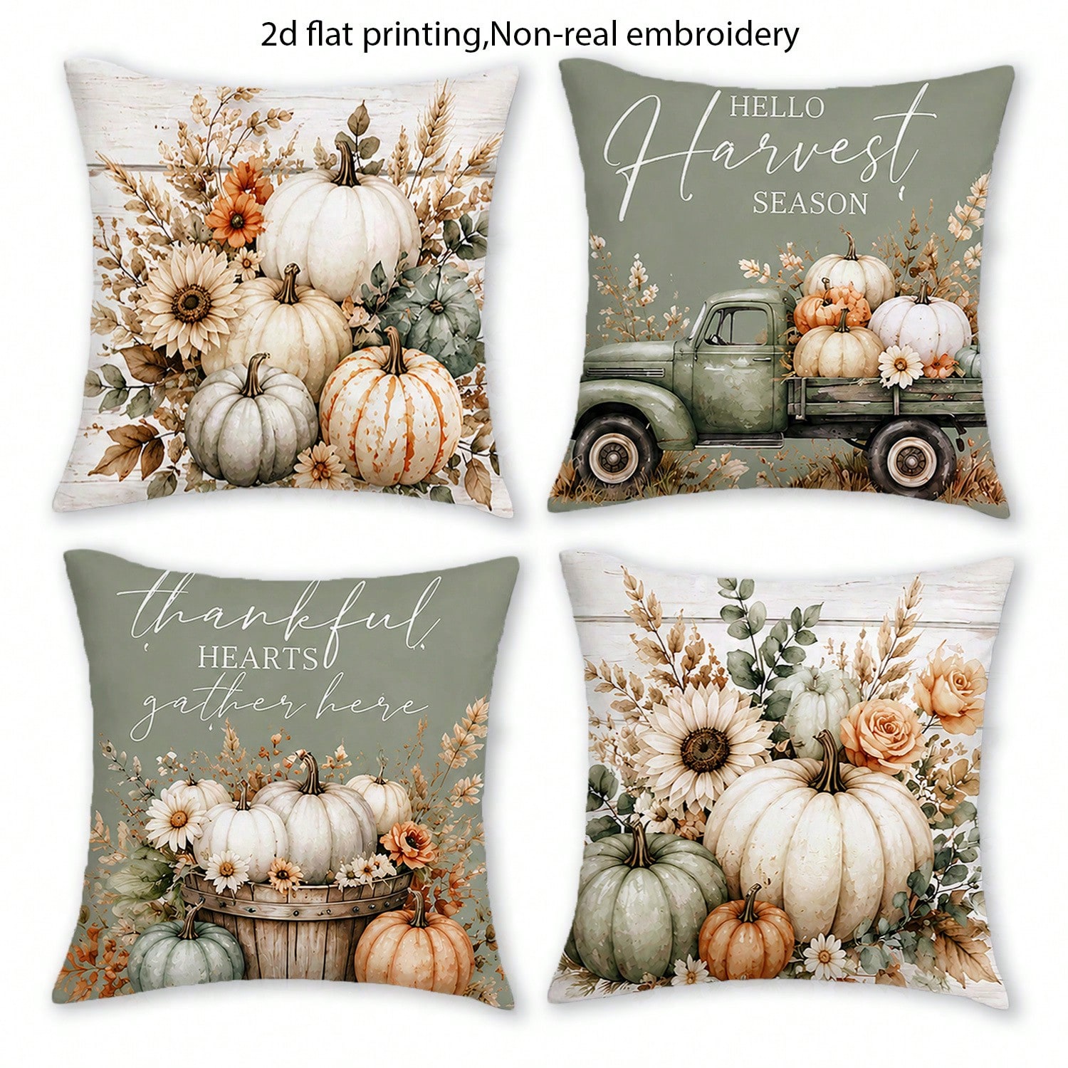 4pcs JHUA Bohemian Fall Harves - огляд і ціна Pillow Insert 18X18